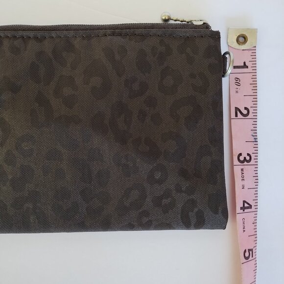 Baggallini Leopard Print Crossbody With Removable Coin Purse NWT - Picture 13 of 13